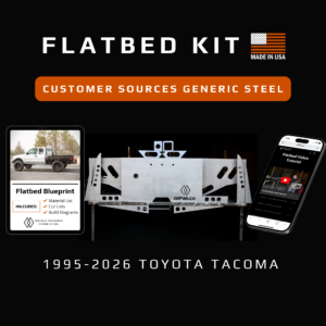 Flatbed Kit: 1995-2026 Toyota Tacoma