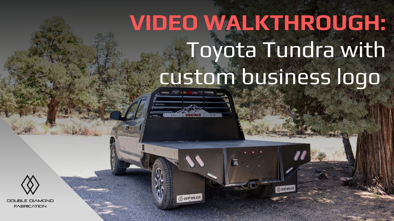 Tour: Toyota Tundra with custom business logo