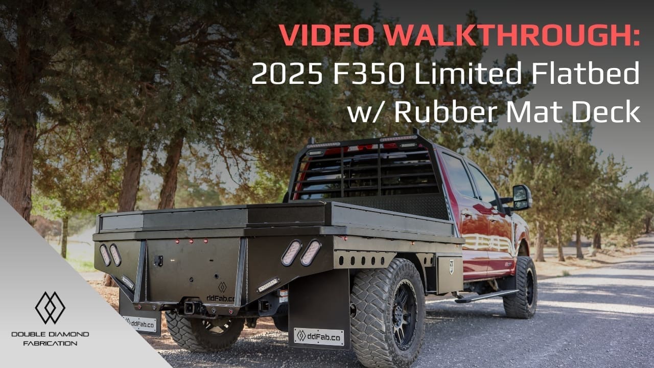 Tour: 2025 F350 with Rubber Mat Deck