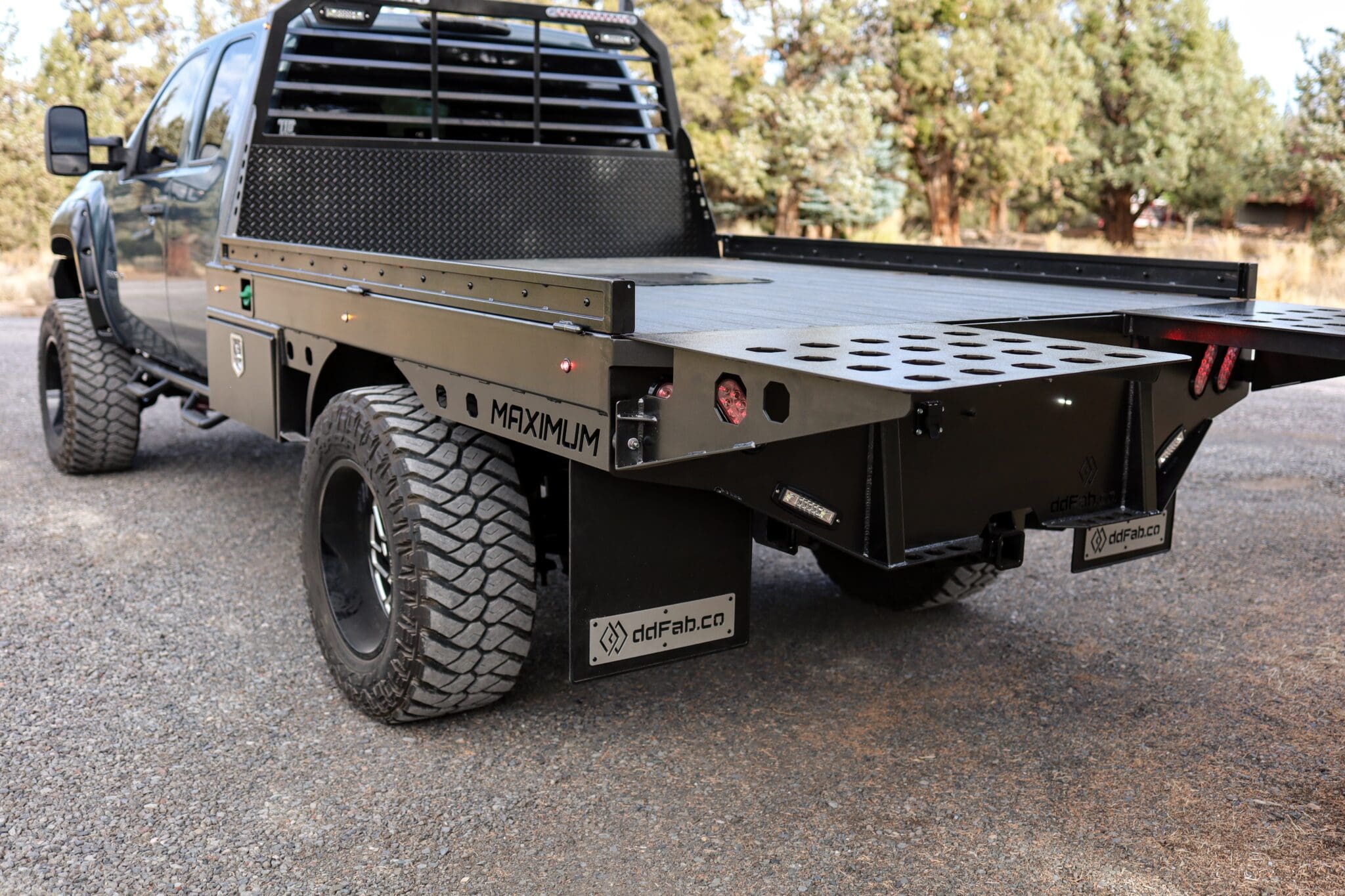 Add-ons: Toolboxes, Step Fender, Bed Rails, Removable Side-by-Side Extensions