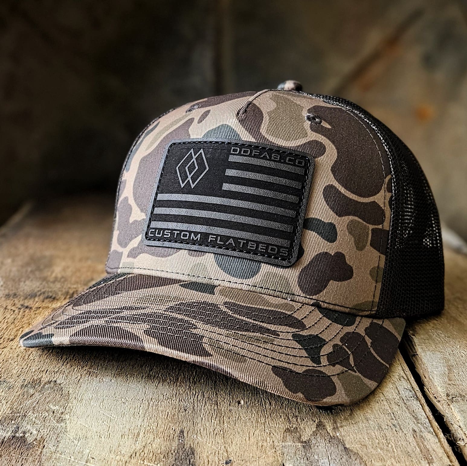 Brown Camo Hat