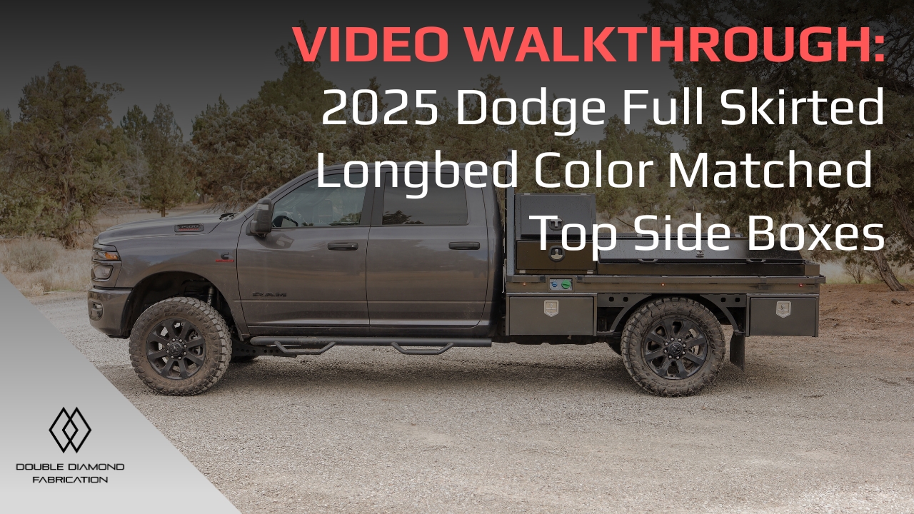 Tour: 2025 Dodge Full Skirted Longbed Color matched Top Side Boxes