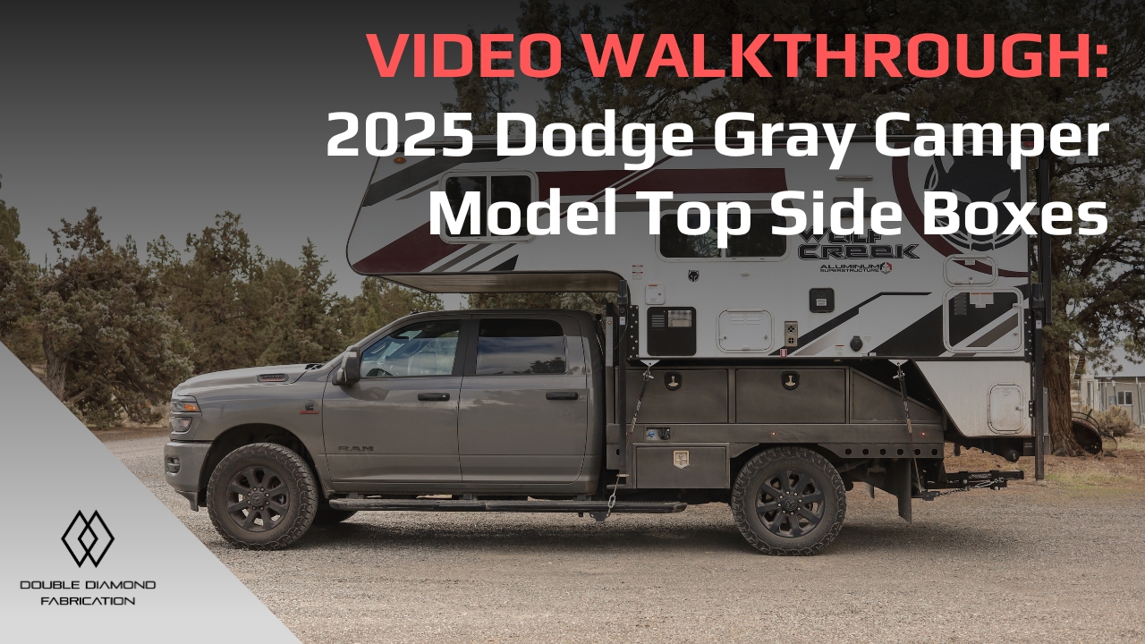 Tour: 2025 Dodge Gray Camper Model Top Side Boxes