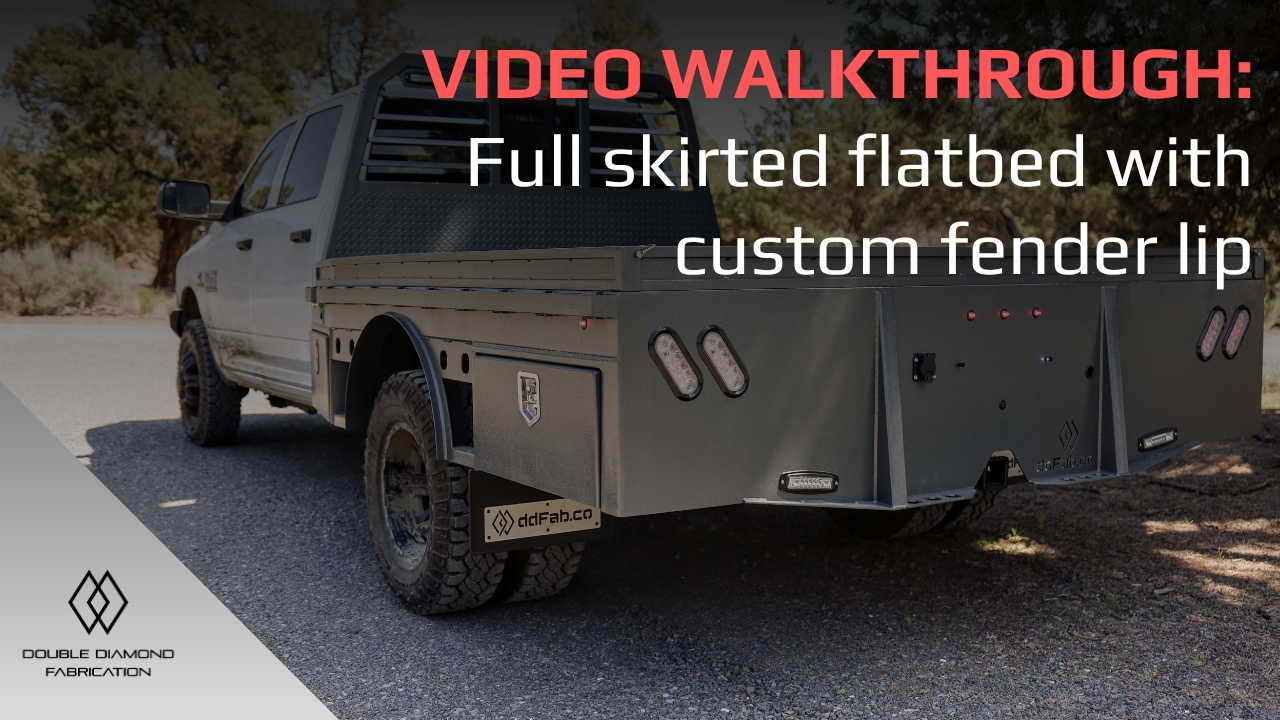 Tour: Full Skirted Steel Deck Flatbed Build