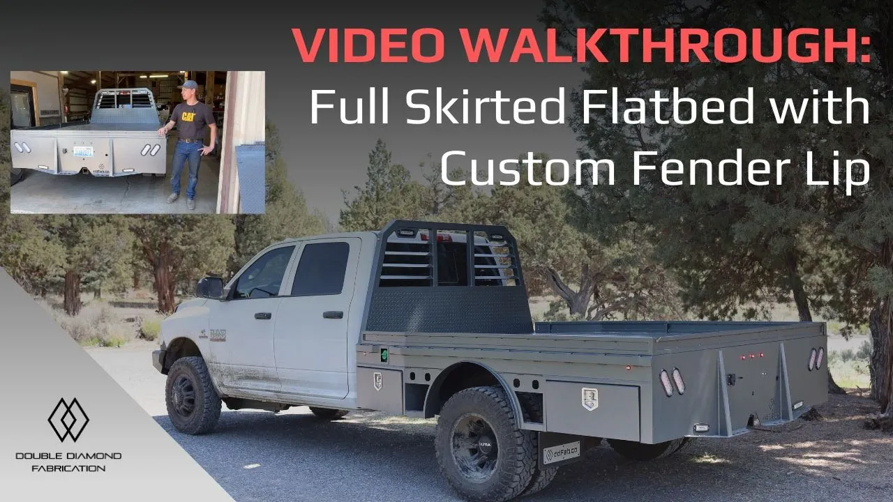 Tour: Full Skirted Steel Deck Flatbed Build