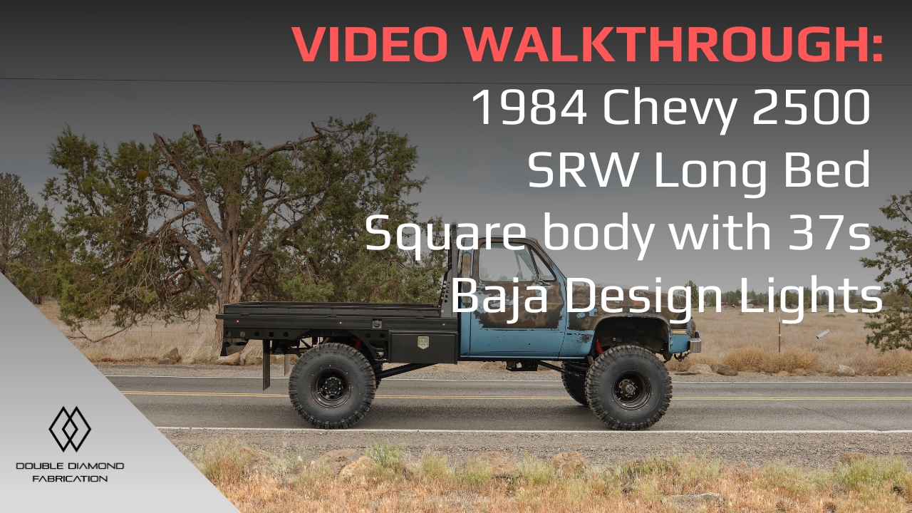 Tour: 1984 Chevy 2500 SRW Long Bed - Square body with 37s, Baja Design Lights