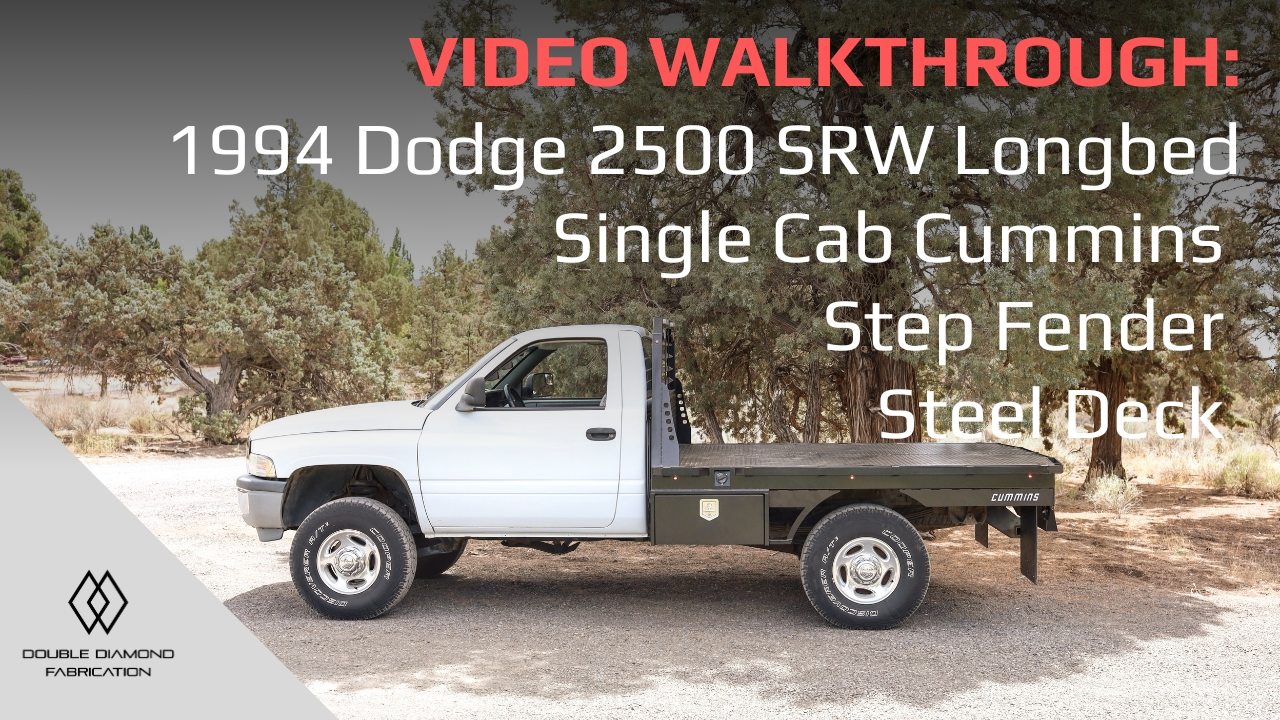 Tour: 1994 Dodge 2500 SRW Longbed Single Cab Cummins Step Fender Steel Deck