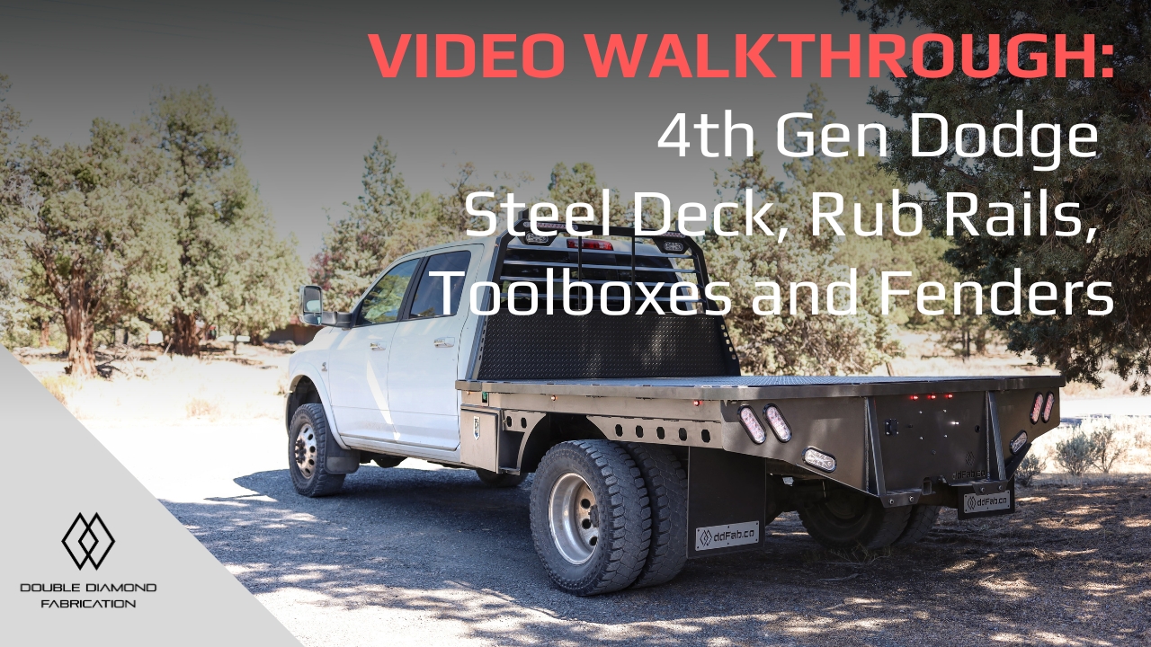 Tour: 4th Gen Dodge Steel Deck, Rub Rails, Toolboxes and Fenders