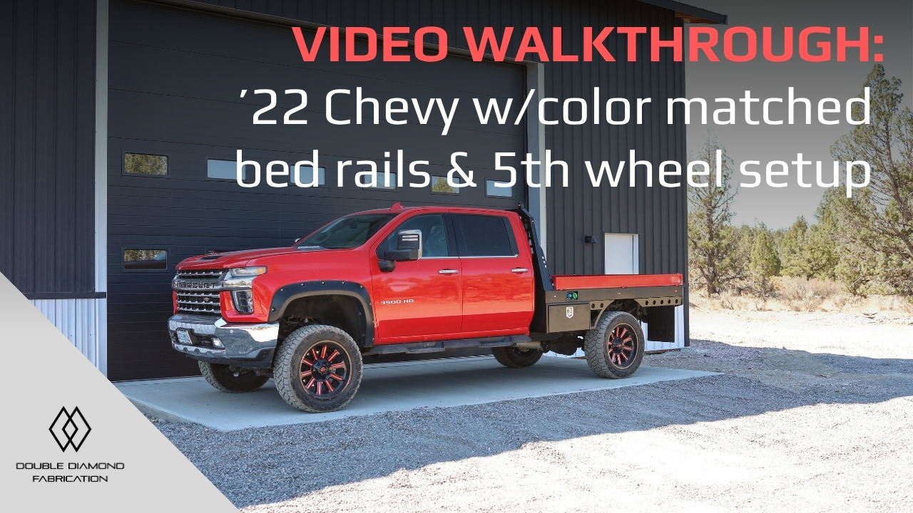 Tour: ’22 Chevy w/color matched bed rails & 5th wheel setup