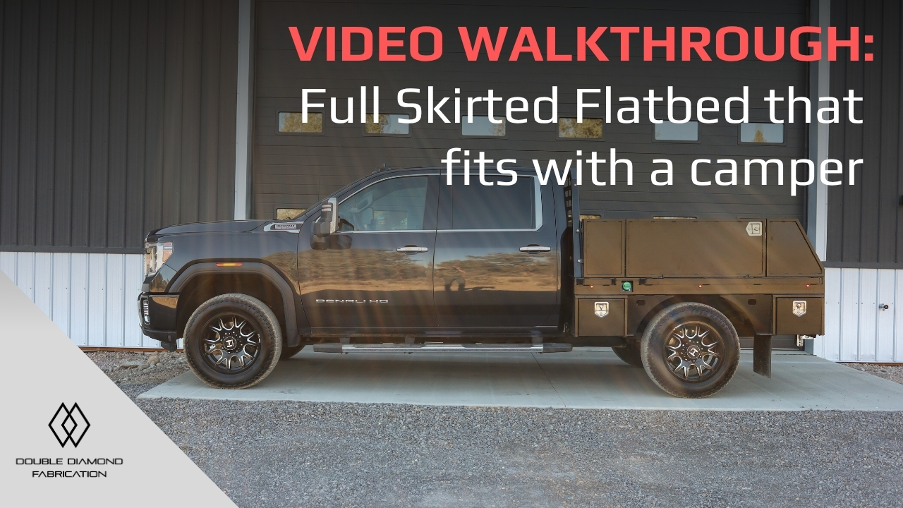 Tour: Full Skirted Flatbed that fits with a camper